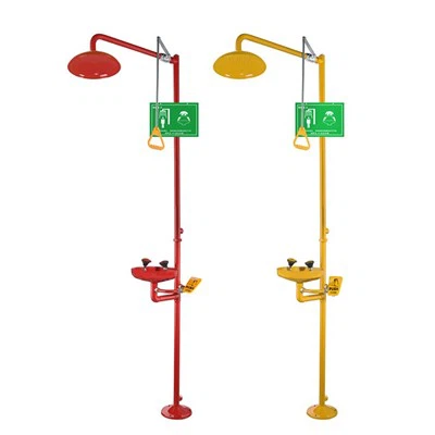 Аварийный душ и станция для промывания глаз