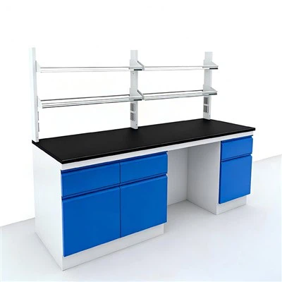 Лабораторные столы с полками